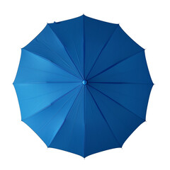 isolated illustration of blue umbrella. Created with Generative AI