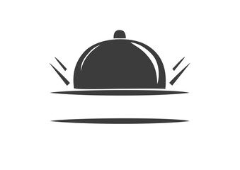 Fototapeta premium restaurant cloche icon