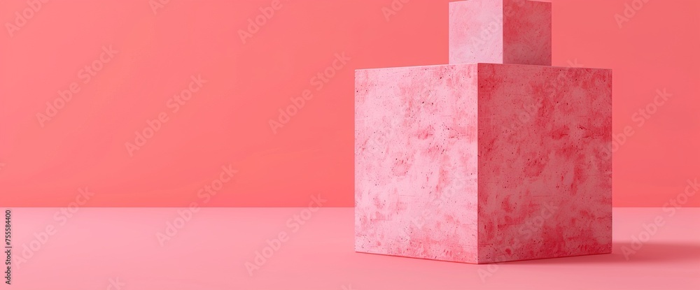 Poster make a bold impact with your poster designs using this professional ai-generated 3d mockup, featurin