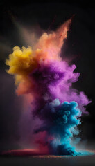 Fototapeta na wymiar Color Smoke