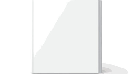 Blank hardcover book template blank