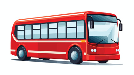 Bus icon vector in style design template