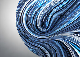 Colorful flowing spiral liquid waves background wallpaper,mixed gradient color abstract high definition and high definition,Generative AI	