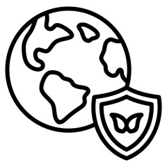 Environmental Protection Icon For Design Element