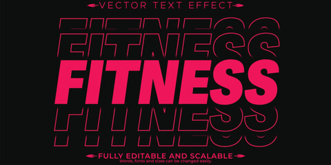 Workhard text effect, editable stylish and gym text style