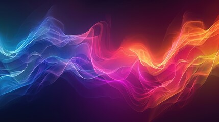 Obraz premium abstract background with glowing lines