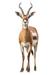 Fototapeta premium Antelope Tragelaphus oryx isolated on transparent background.