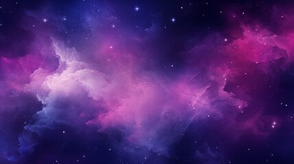 Nebular Whispers in Ultraviolet - obrazy, fototapety, plakaty