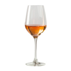 A wine in a glass isolated on transparent background.

