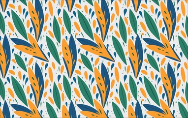 pattern de feuilles, motif de feuillage, feuilles colorées, illustration de feuilles, fond d'écran, background, fond