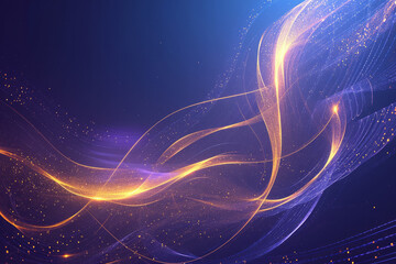 Dynamic light particle wave background