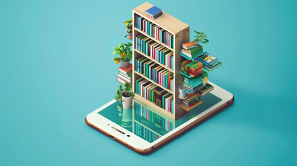 ebook online isometric concept background