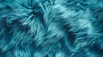 Vibrant aqua fur texture provides a high quality, detailed and realistic fur backdrop for creative and engaging visual projects.