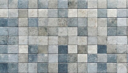 Abstract Checkerboard Tiled Floor Pattern