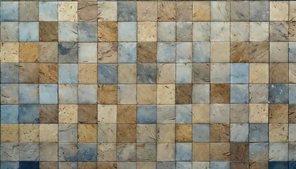 Textured Stone Tile Wall Pattern