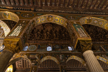 Palatine Chapel or Cappella Palatina, Palermo, Sicily, Italy