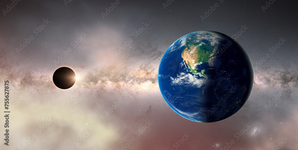 Poster solar eclipse 