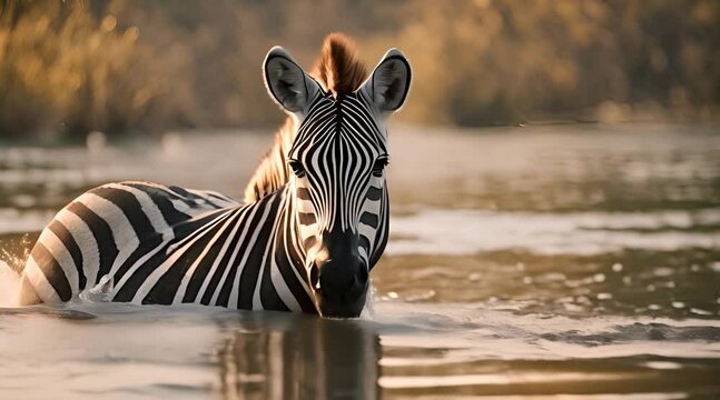 portrait of zebra