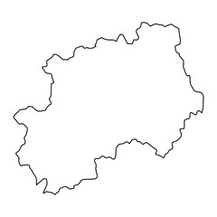 Aileu Municipality map, administrative division of East Timor. Vector illustration.