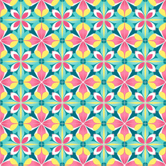 Singapore Peranakan seamless pattern, seamless tile, floral background, Peranakan culture, Nyonya motifs, Nyonya pattern