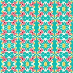 Singapore Peranakan seamless pattern, seamless tile, floral background, Peranakan culture, Nyonya motifs, Nyonya pattern