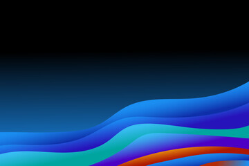 Abstract background with warp gradient style