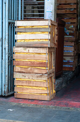 row of buildings on the river bank