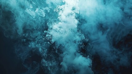 Blue smoky background ideal for creative designs, art concepts, and visual presentations.