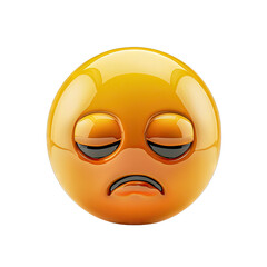 Fototapeta premium sad face emoji