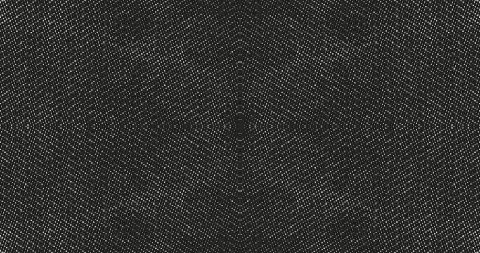 Halftone collage background with grunge dotted texture seamless loop. Trendy modern retro background - Black Tiled.