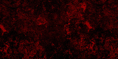 Abstract dark red grunge background with scratches and cracks wall. empty concrete dark wall background texture. red stucco wall background texture. red and black marble stone texture. - obrazy, fototapety, plakaty