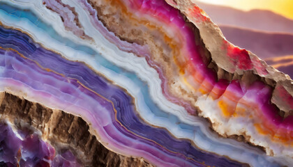 Gradient surface of agate rock - obrazy, fototapety, plakaty