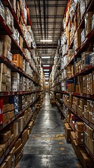 A library with a lot of books stacked on the floor