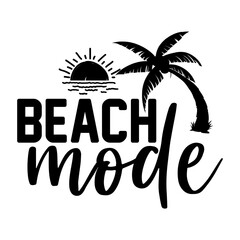 Naklejka premium Beach Mode