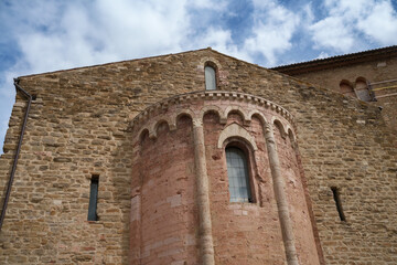 Historic buildings of Bevagna, Umbria, Italy