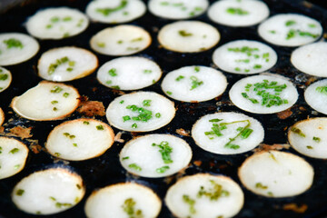 View of the local bread selling in Laos