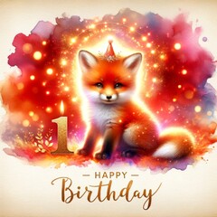 Mystical First Birthday Celebration with Fox