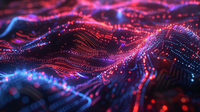 Quantum computing abstract particles entangled