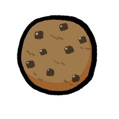 cookie,pencil line