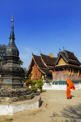 Wat xiang thong,temples in luang prabang, Laos	