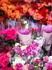 Packaged fresh flowers for sale