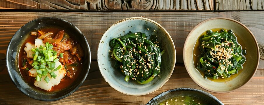Sigeumchi namul seasoned spinach sesame oil simple side dish