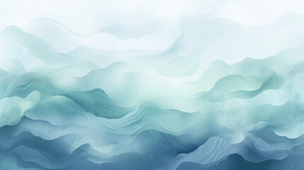 Abstract Oceanic Waves in Soft Pastel Tones
