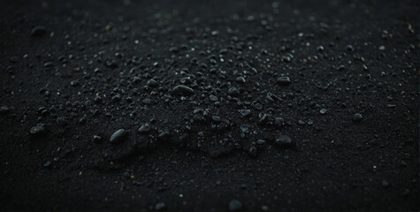 Close-Up View of Black Sand - obrazy, fototapety, plakaty