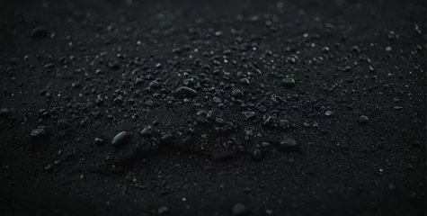 Fotobehang Close-Up View of Black Sand © @uniturehd