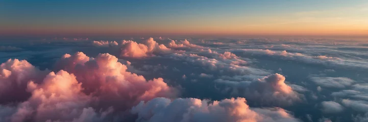 Fotobehang Aerial View of Sky and Clouds From Airplane © @uniturehd