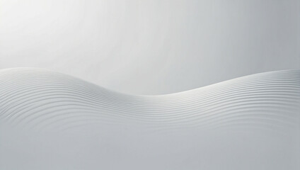 White Background With Wavy Lines
