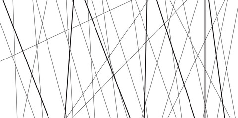 Modern Abstract curved lines. Vector background. Seamless pattern with abstract connected line. Monochrome illustration. doodle design simple white background. Hand drawn lines.