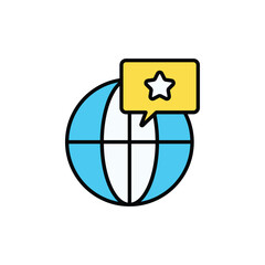 Favorite icon design with white background stock illustration