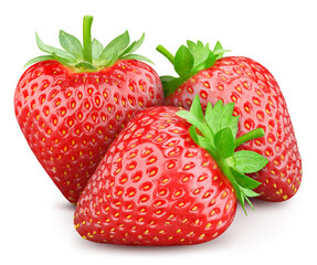 Strawberry isolated on white background